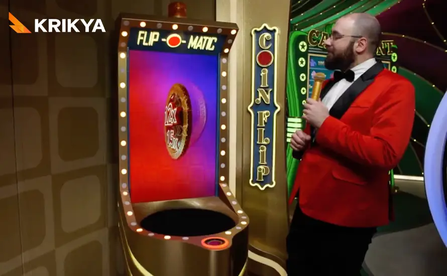 Crazy Time for real money at Krikya Casino