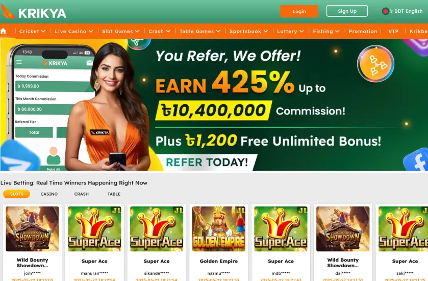 Krikya Casino Official Site